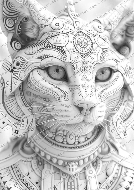 Futuristic Animals Coloring