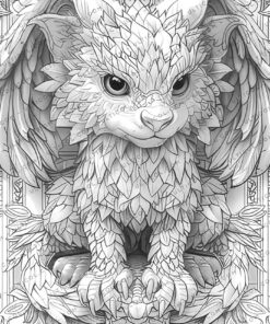Baby Gargoyles Coloring