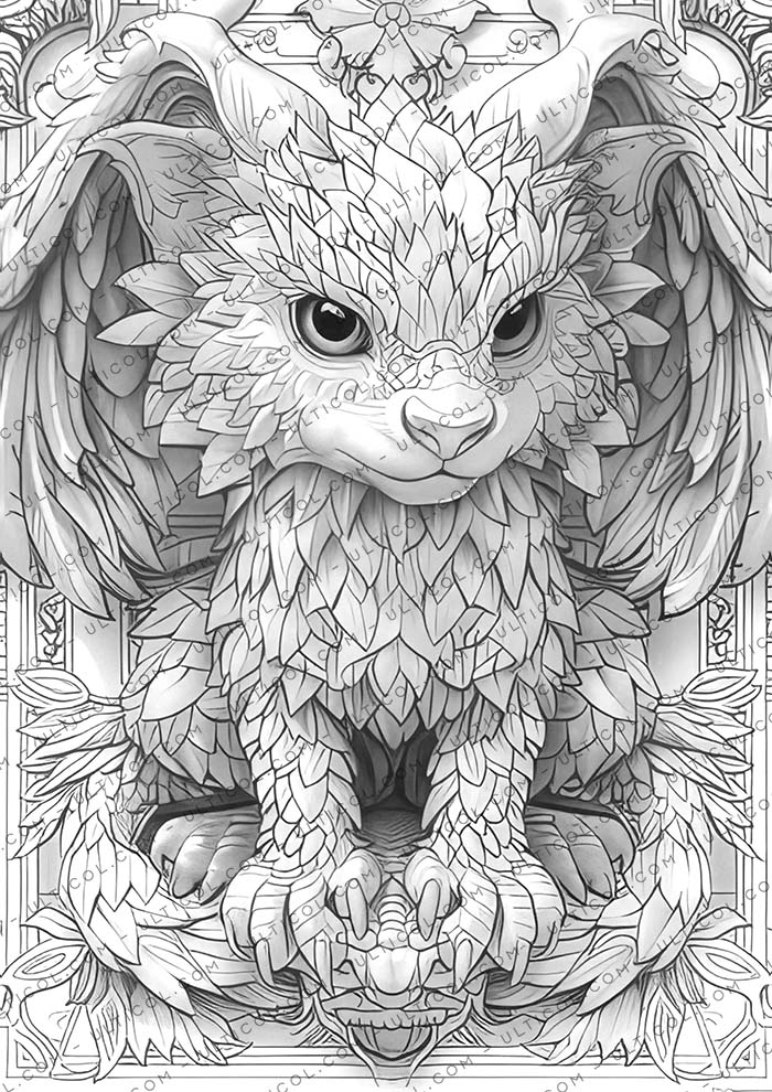 Baby Gargoyles Coloring