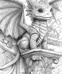 Baby Gargoyles Coloring