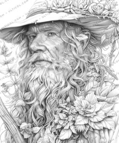 Magical Wizard Coloring