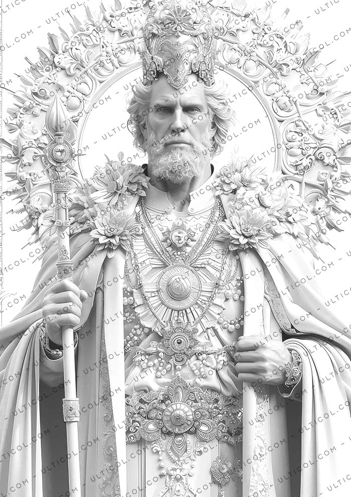 Magical Wizard Coloring