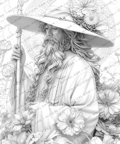 Magical Wizard Coloring