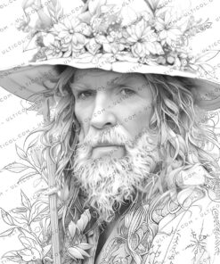 Magical Wizard Coloring