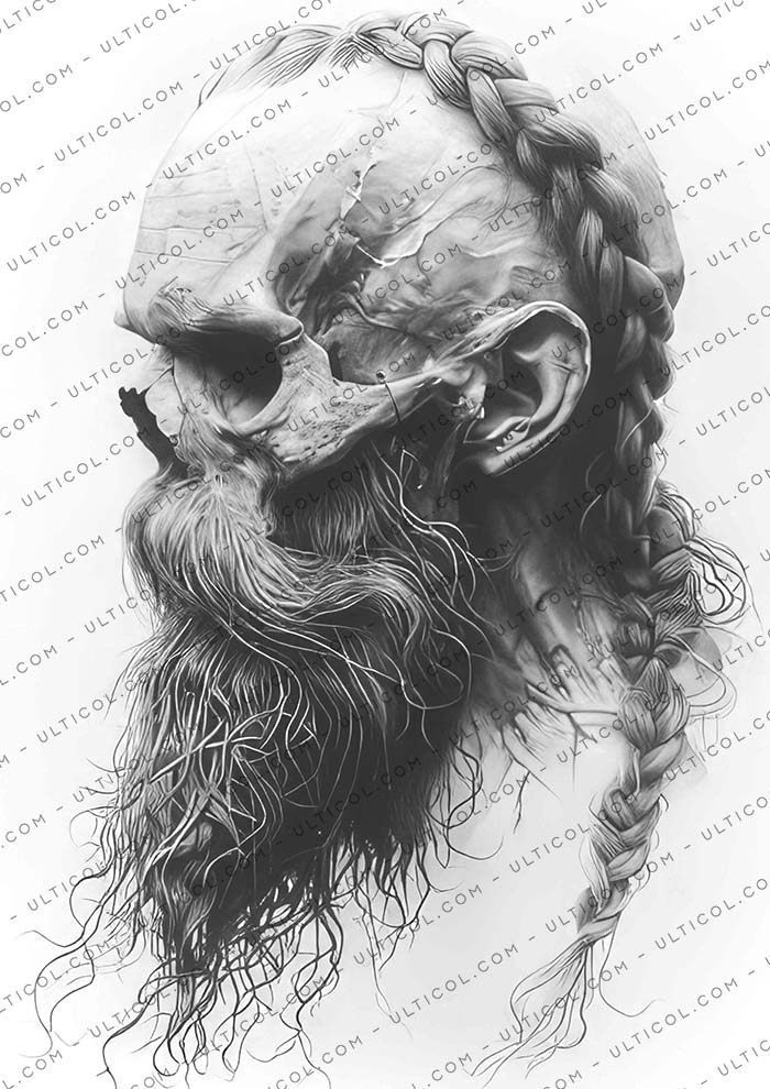 Viking Tattoos Coloring