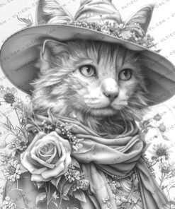 Wizard Animals Coloring