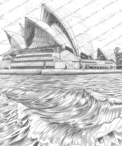 Sydney City Coloring