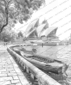 Sydney City Coloring
