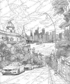 Sydney City Coloring