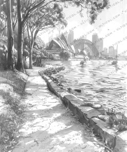 Sydney City Coloring