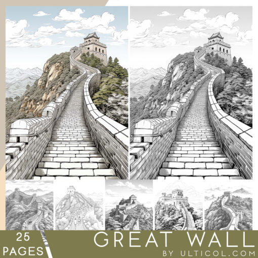 Great Wall of China Coloring