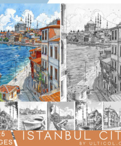 Istanbul City Coloring