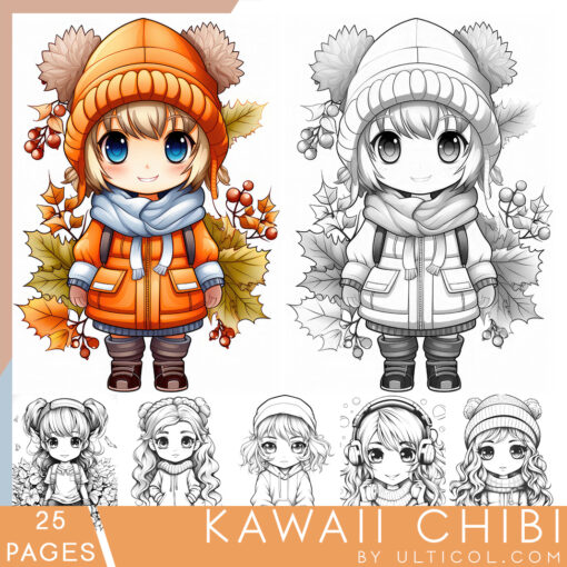 Kawaii Chibi Coloring