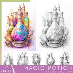 Magic Potion Coloring Pages