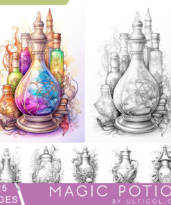 Magic Potion Coloring Pages