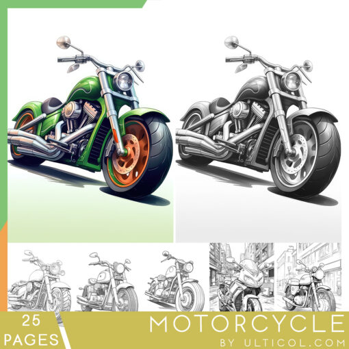 Motorcycle Coloring