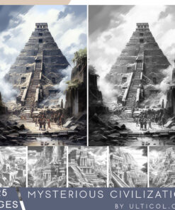 Mysterious Civilization Coloring