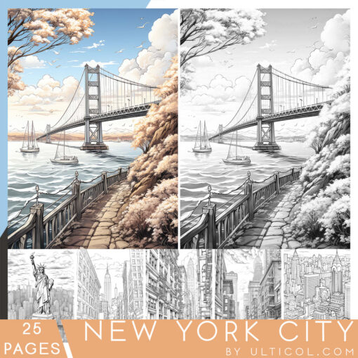 New York City Coloring