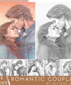 Romantic Couple Coloring Pages