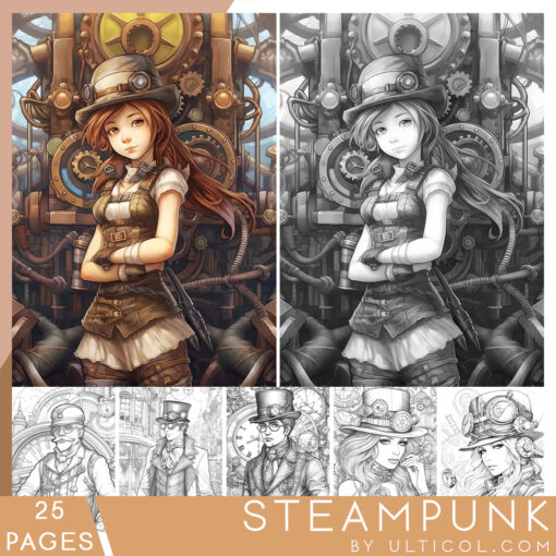 Steampunk Coloring