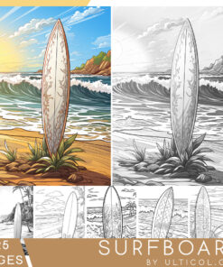 surfboard coloring