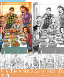 Thanksgiving Day Coloring