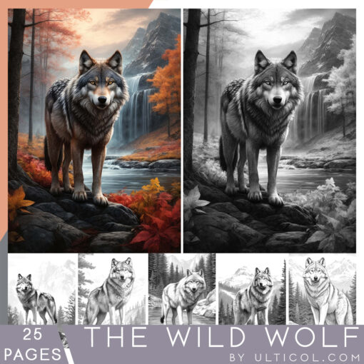 The Wild Wolf Coloring