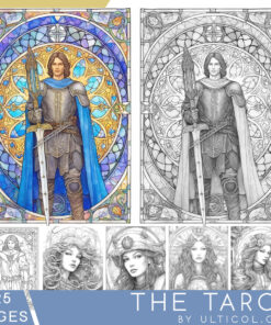 Tarot Card Coloring Book