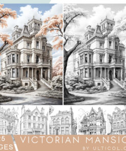 Victorian Mansion Coloring