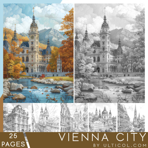 Vienna City Coloring