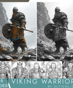 Viking Warriors Coloring