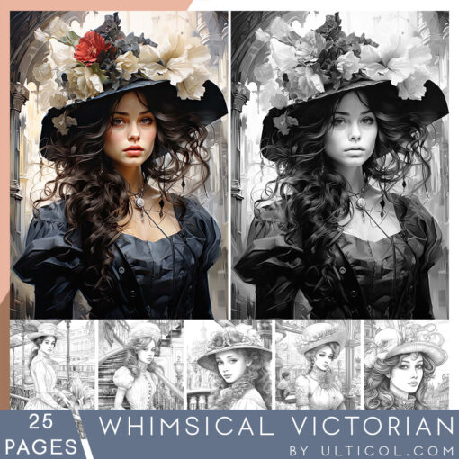 Whimsical Victorian Coloring