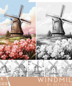 Windmill Coloring