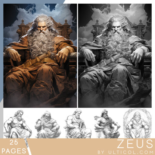 Zeus Coloring Book