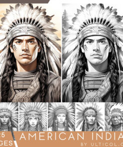 American Indian Coloring