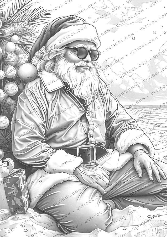 Christmas in July Coloring