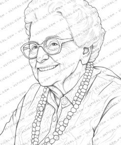Crazy Grandma Coloring