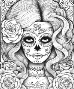 Day of the Dead Coloring