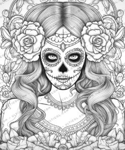 Day of the Dead Coloring