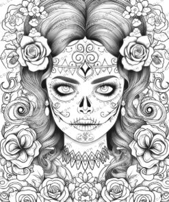Day of the Dead Coloring