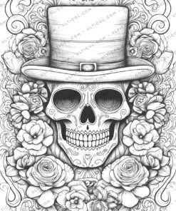 Day of the Dead Coloring