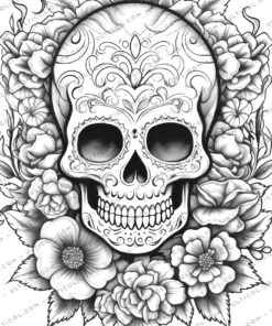Day of the Dead Coloring