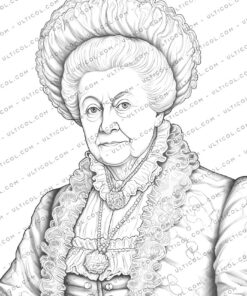 Victorian Grandma Coloring