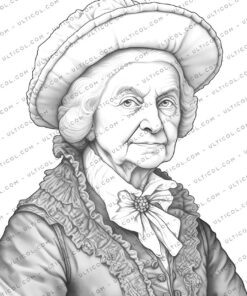 Victorian Grandma Coloring