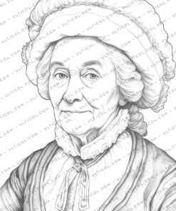Victorian Grandma Coloring
