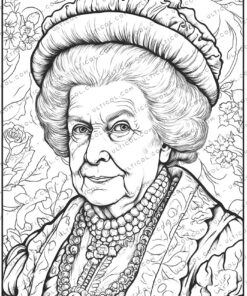 Victorian Grandma Coloring