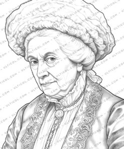 Victorian Grandma Coloring