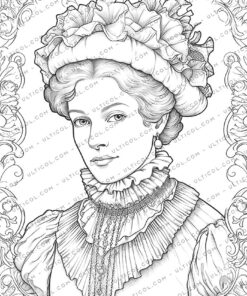 Victorian Women Coloring