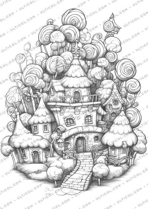 Candy Land Coloring