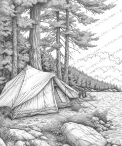 Camping Adventure Coloring
